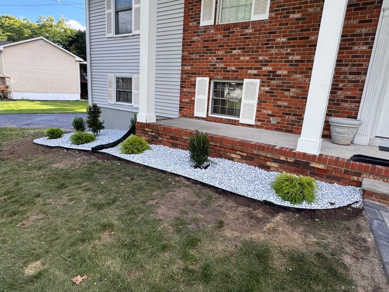 Landscaped walkway