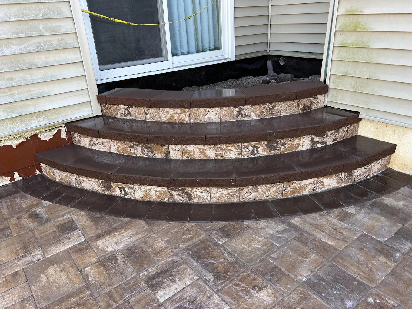 Backyard landscaping