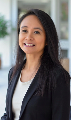 Professional portrait of a smiling woman