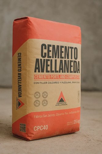 Bolsa Cemento Avellaneda X 25 Kg
