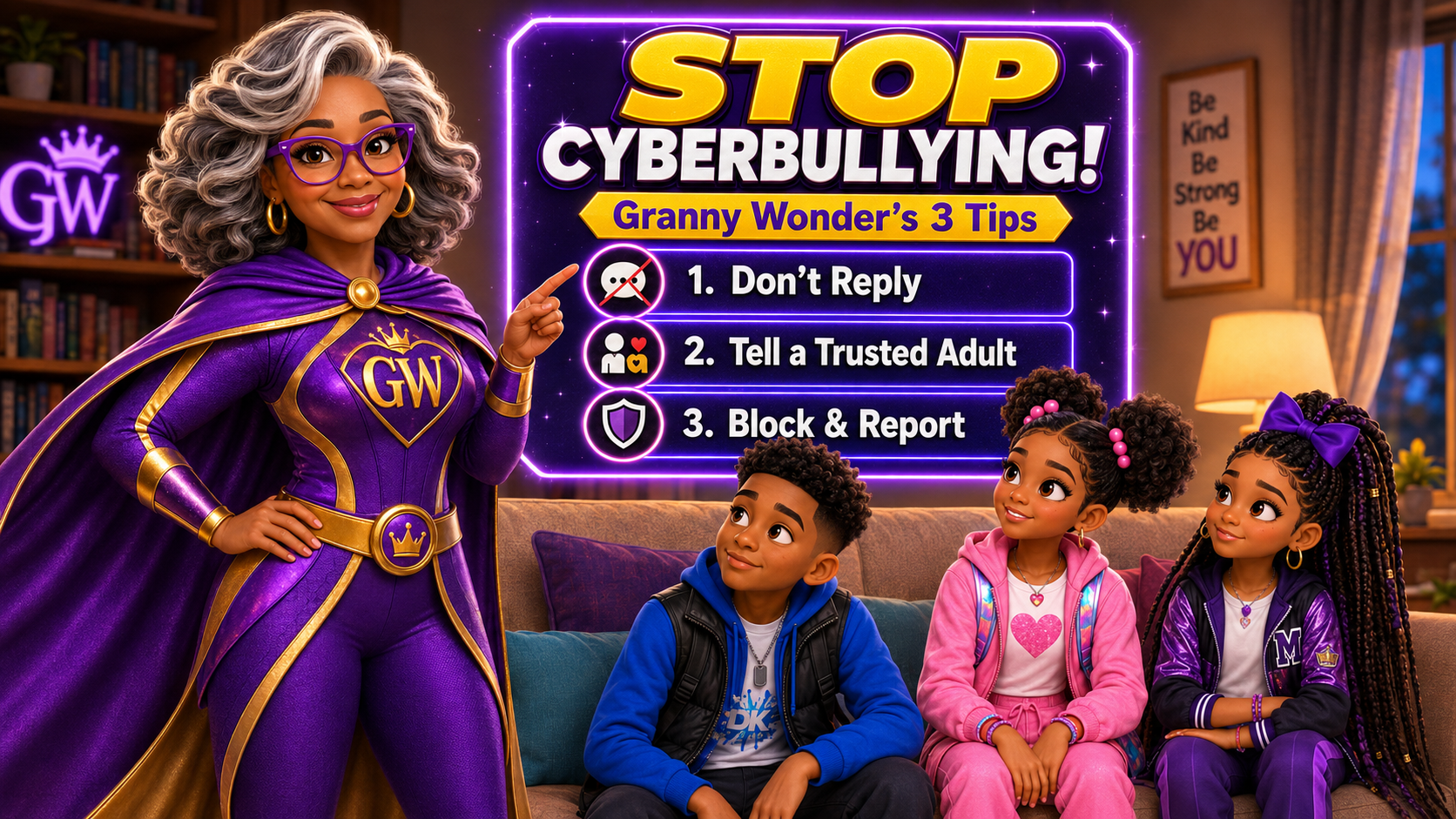 Granny Wonder's lesson