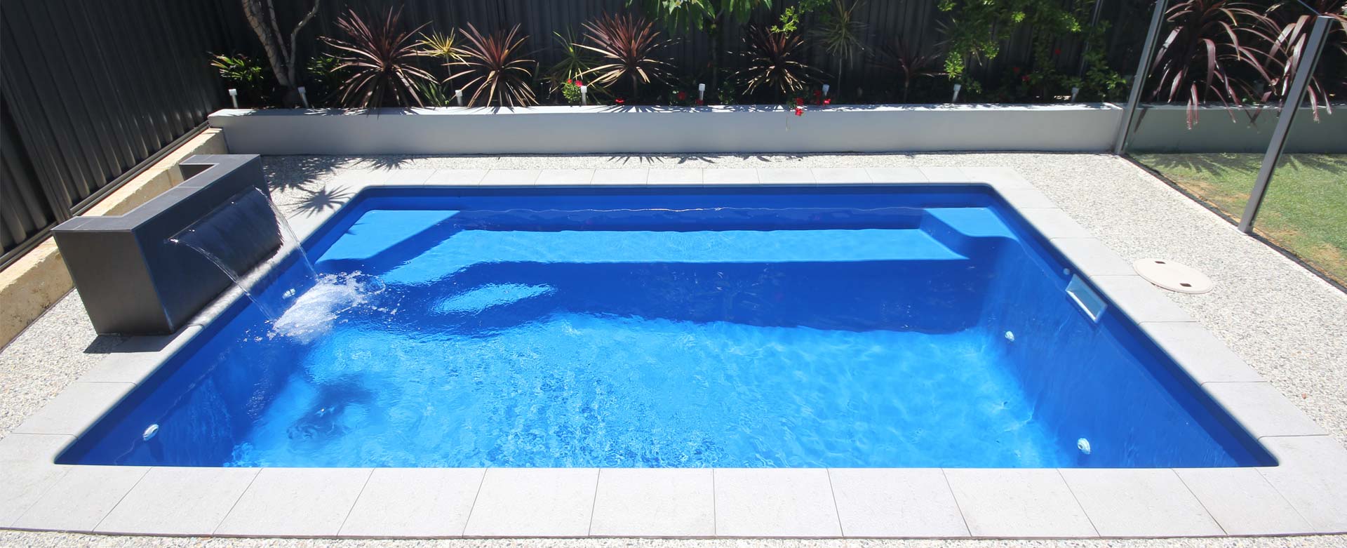 Verona swimming pool available for inspection at Poseidon Pools CQ in Rockhampton