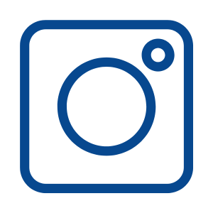 Instagram Icon. Blue icon depicting three figures and an upward arrow, symbolizing growth and success. Represents the use of Google ads and Facebook and Instagram ads for lead generation and helping local businesses get more clients and increase their visibility.
