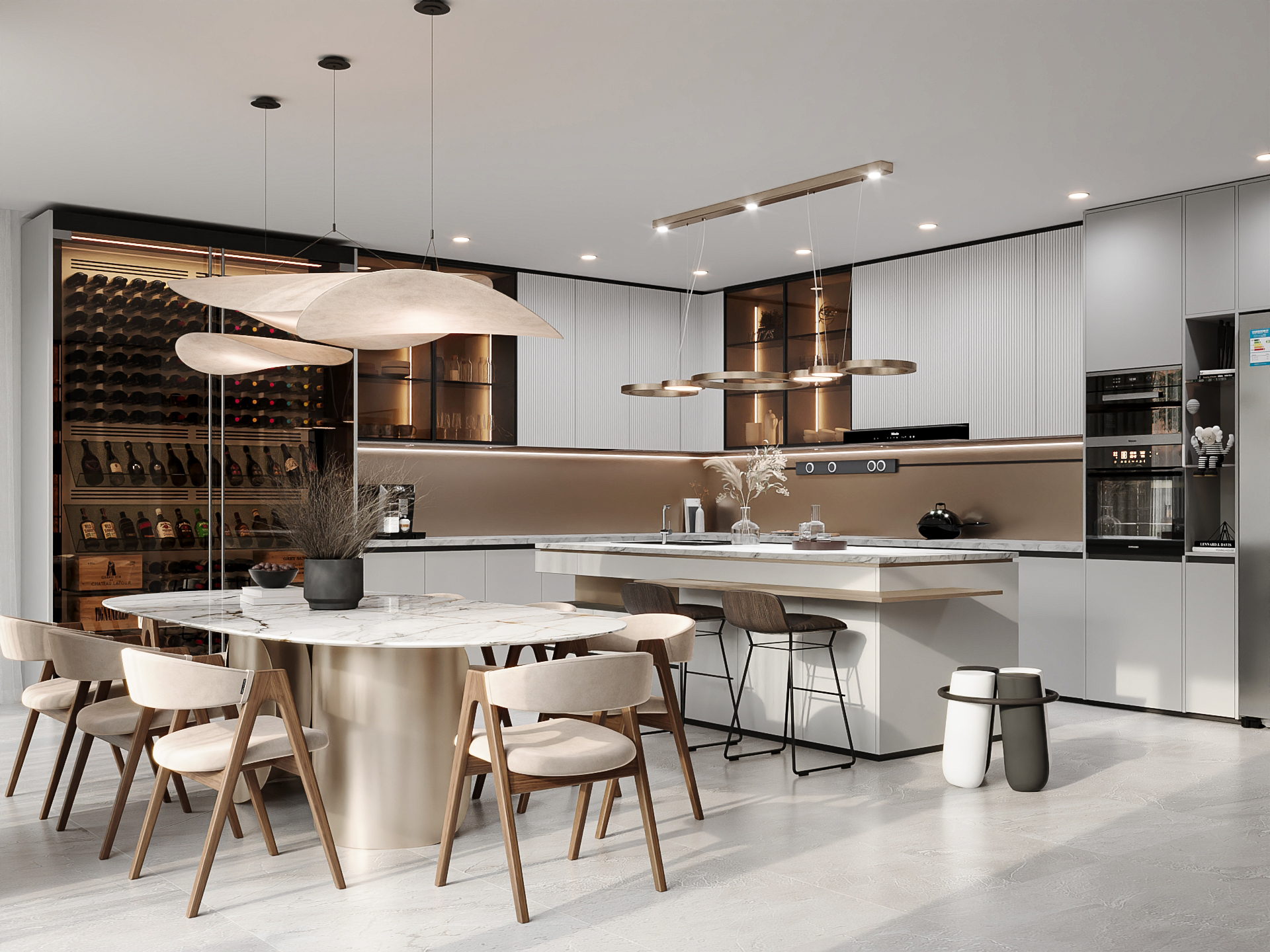 Koliba wine-cellar kitchen with social theatre