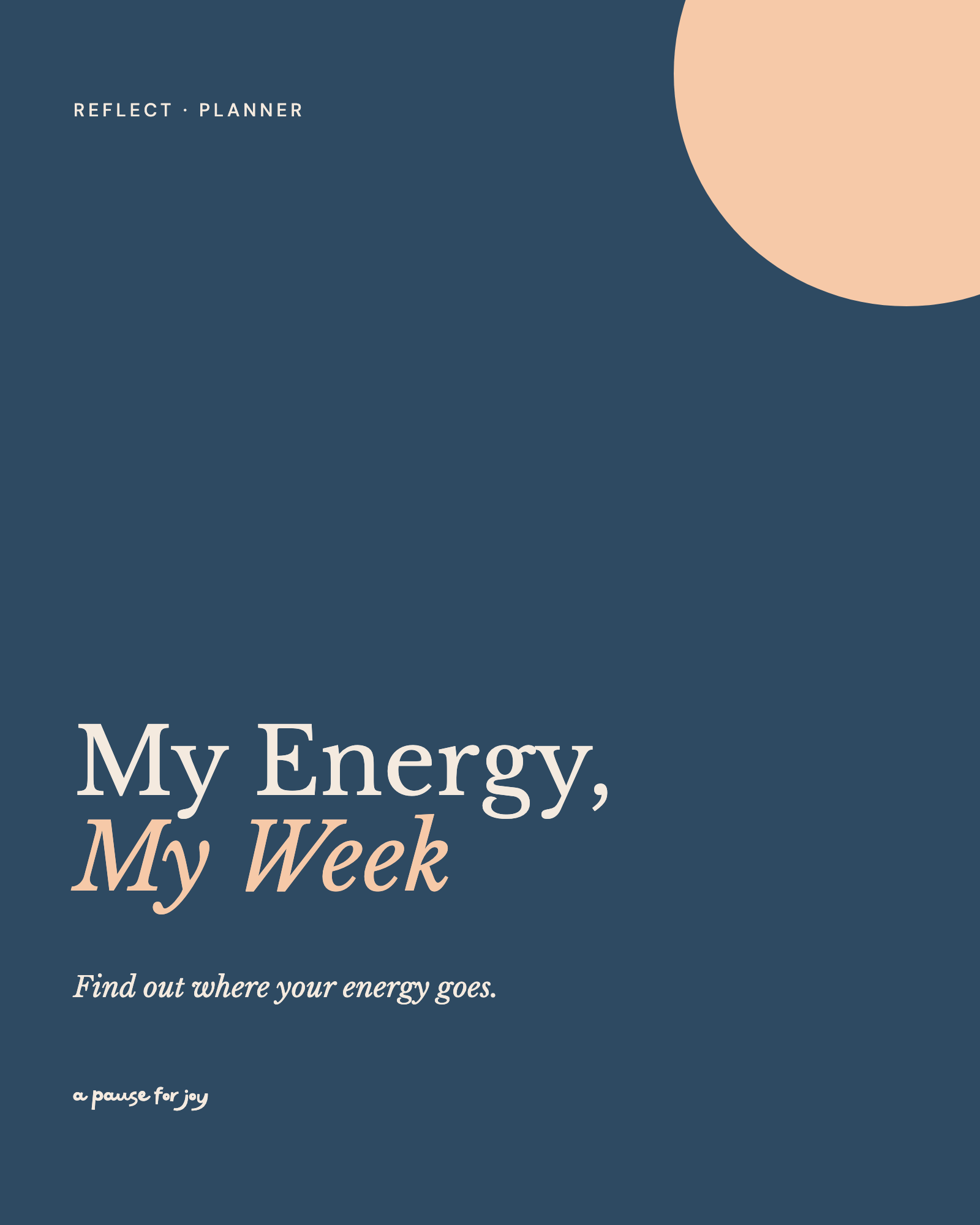 My Energy, My Week cover