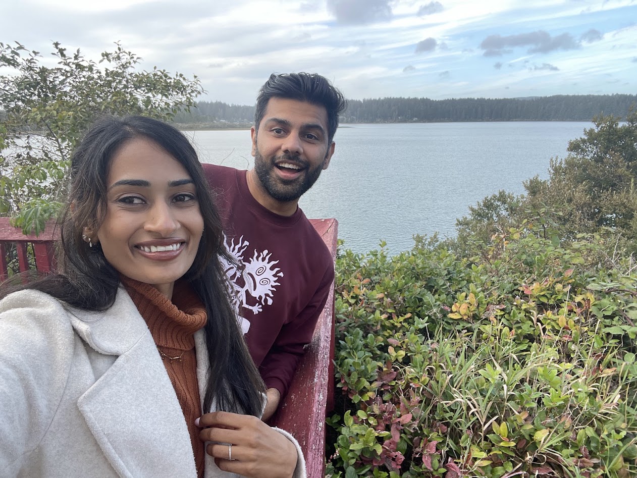 Sharan and Robin Singh, owners of The Florentine Waterfront Hotel on Siltcoos Lake, Oregon Coast Sharan and Robin Singh, owners of The Florentine Waterfront Hotel on Siltcoos Lake, Oregon Coast