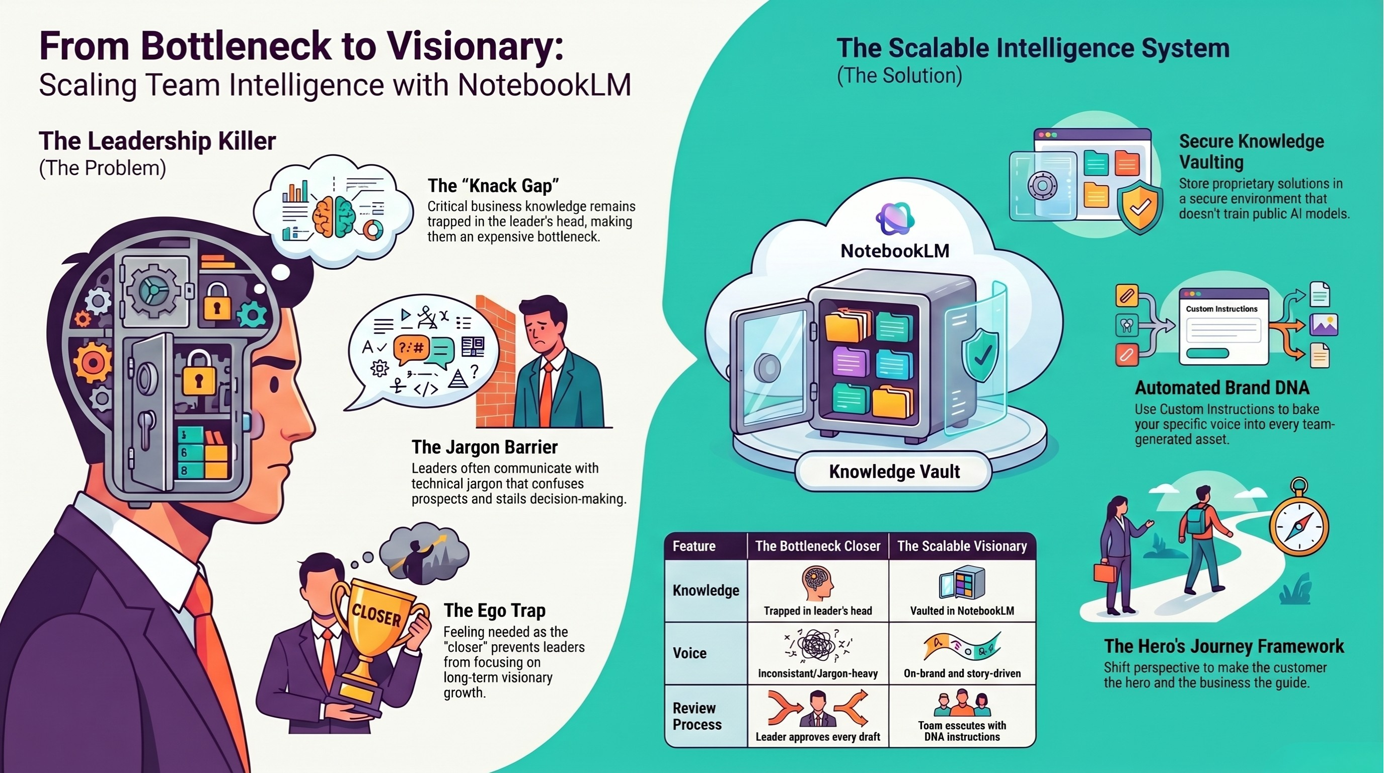 From Bottleneck to Visionary: How to Turn Your Ideas Into a System Your Team Can Actually Use