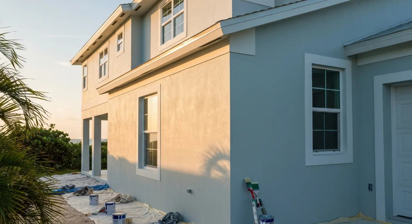 Exterior painting project