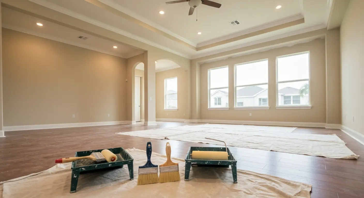 Interior painting project