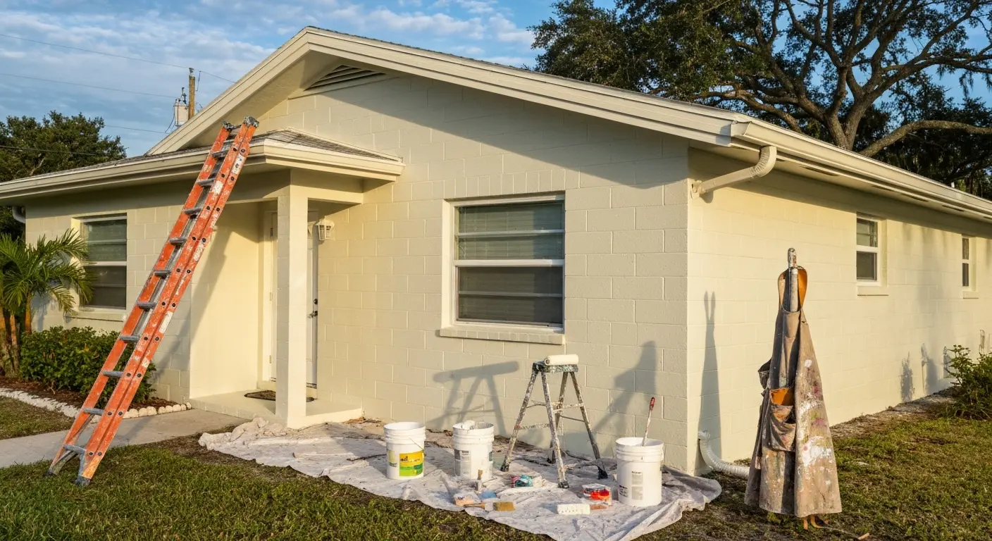 Exterior painting project