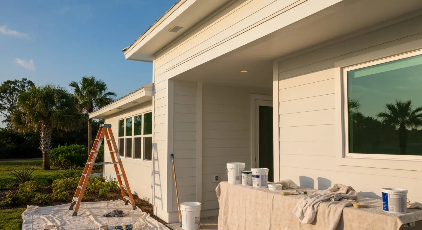 Exterior painting exterior Indialantic home