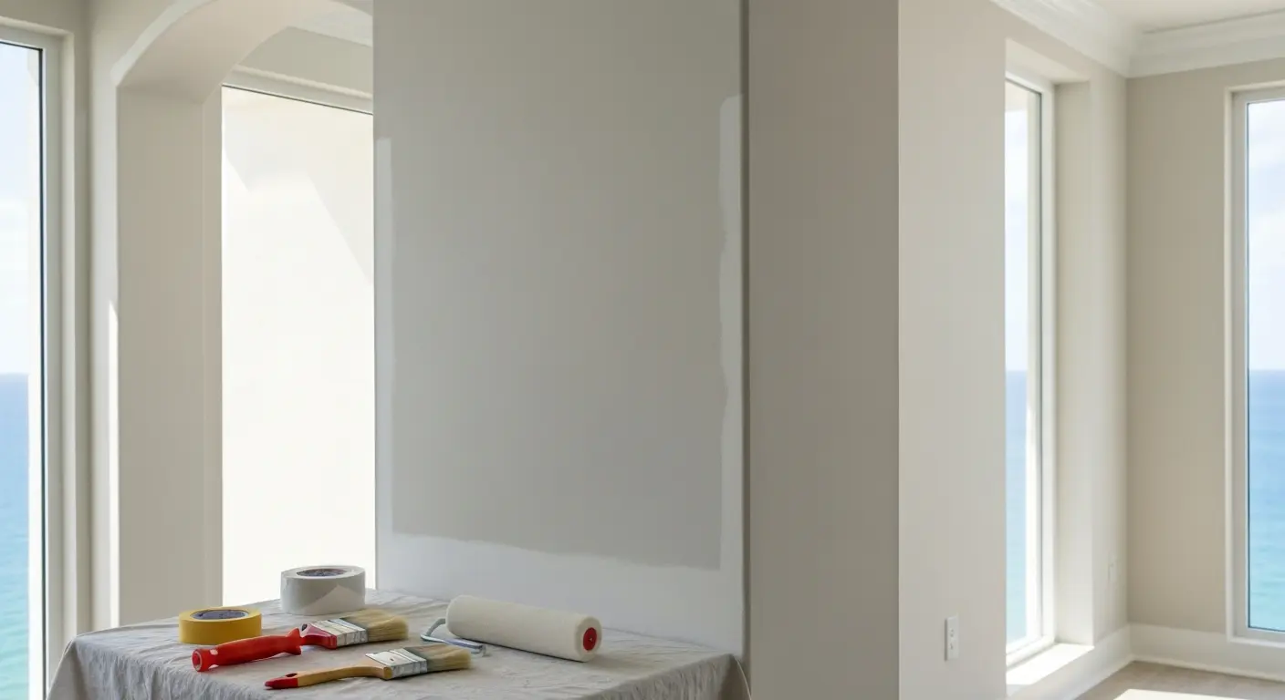 Interior wall painting