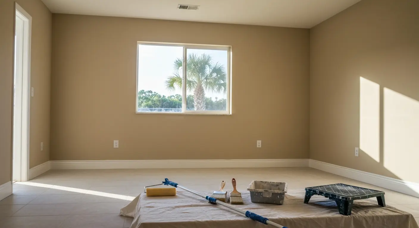 Interior painting in Malabar home