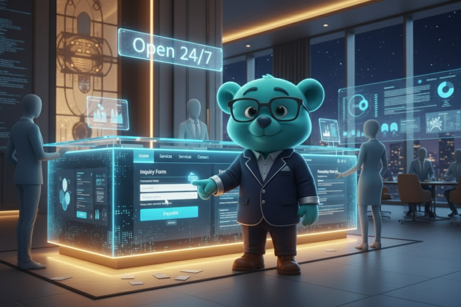 Website as a front desk