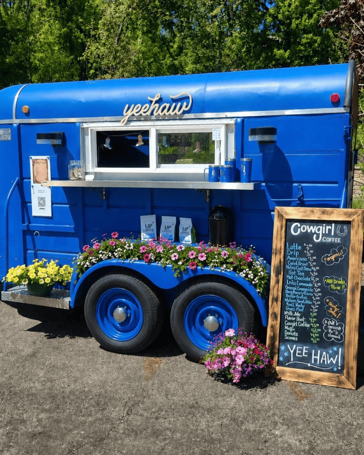 Cowgirl Coffee trailer