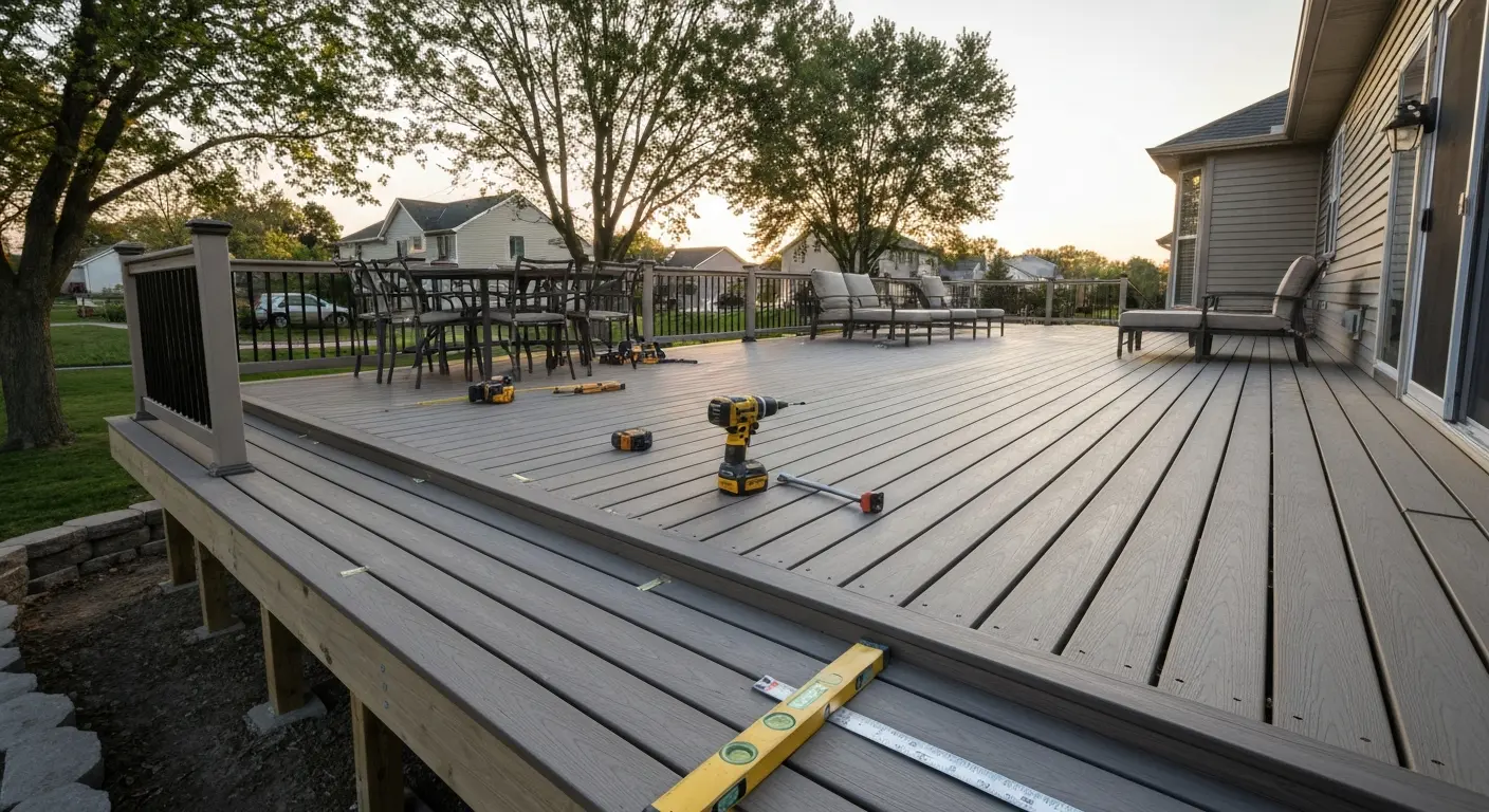 Custom composite deck