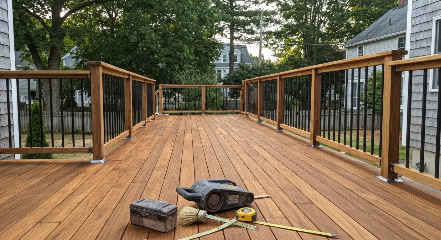 Deck repair work
