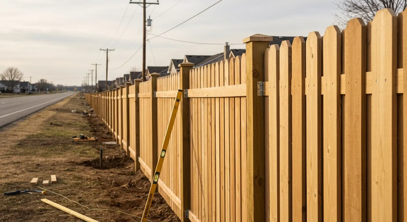 Fence installation