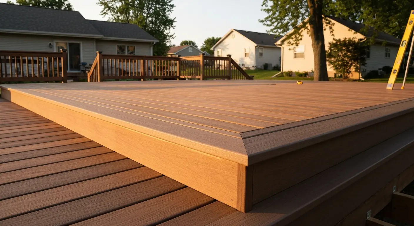 Custom deck construction in Grimes IA
