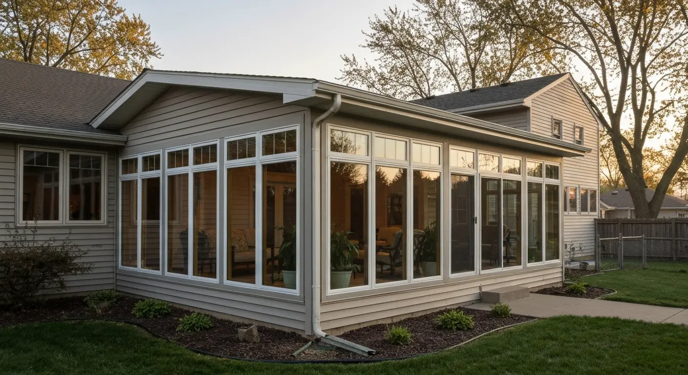 Four season room addition