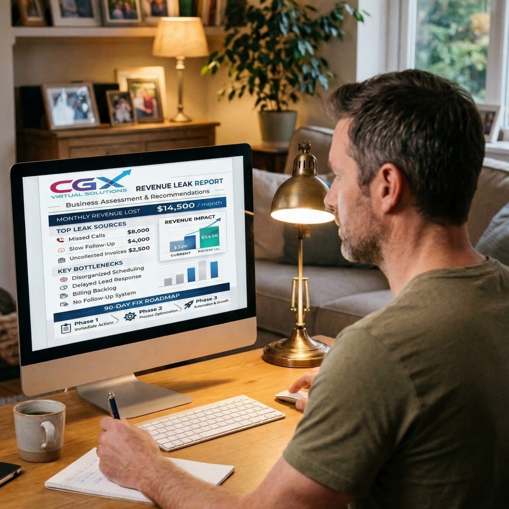 CGX Virtual Solutions — remote front office team