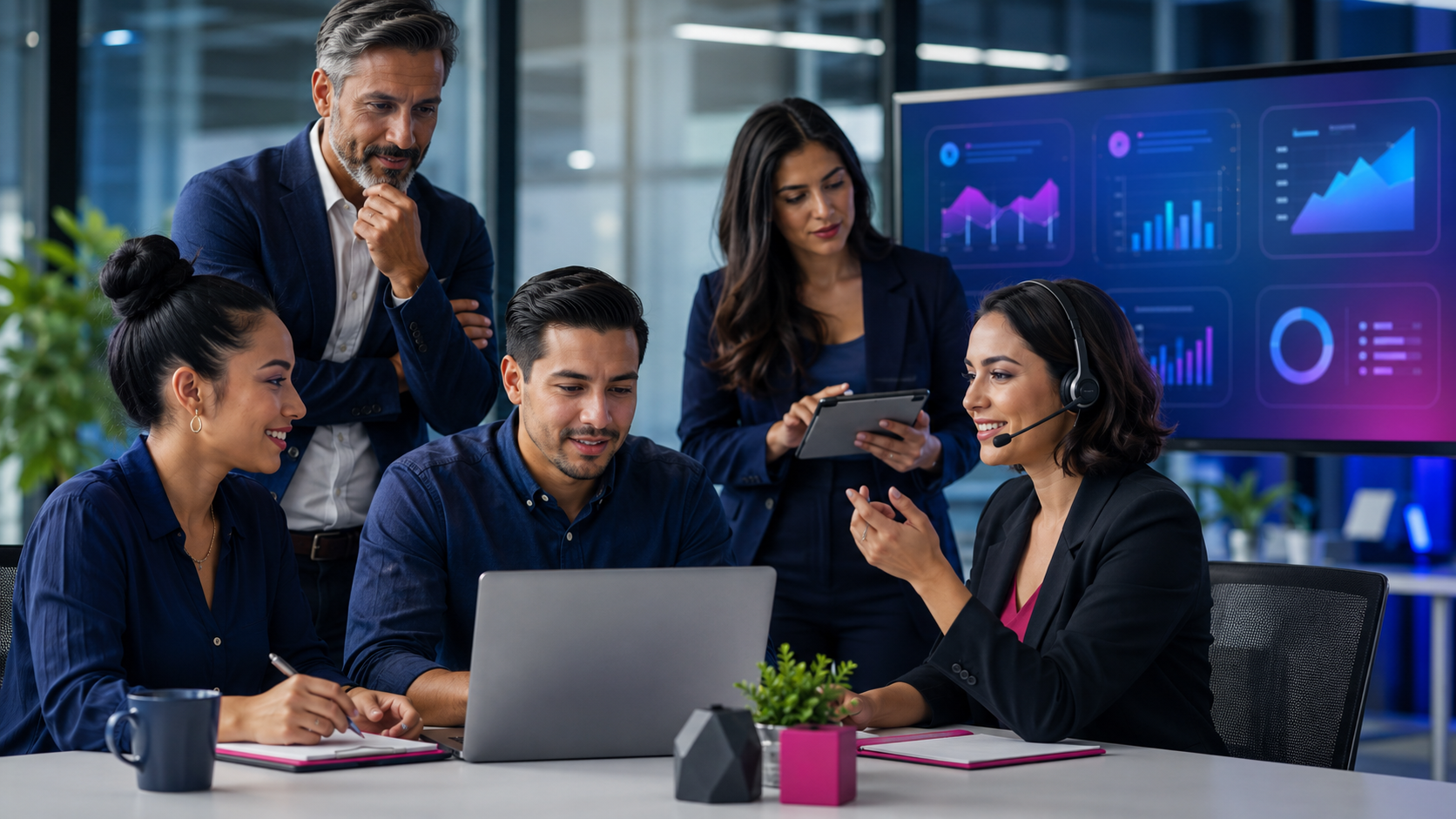 CGX team supporting a business owner