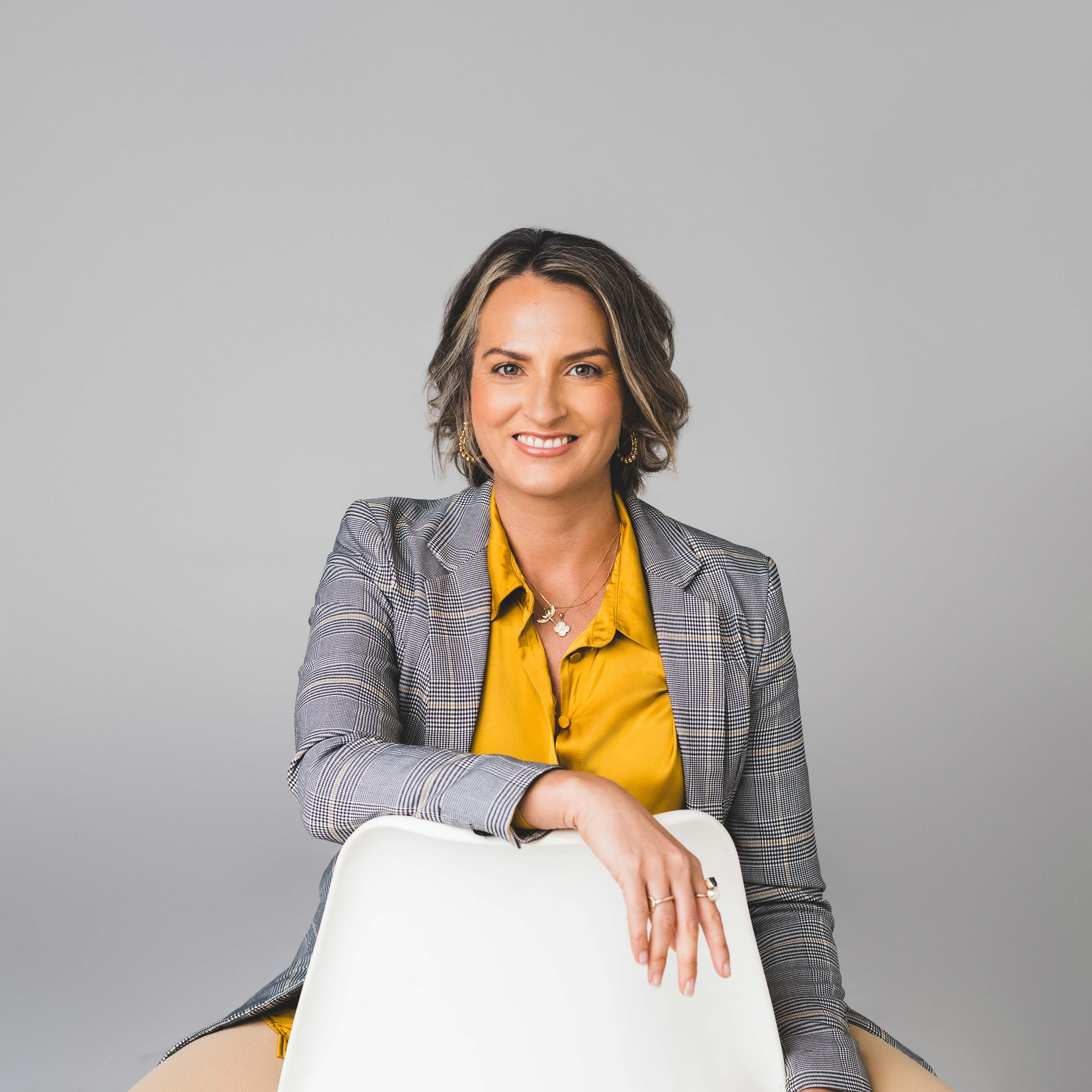 Amy Green keynote speaking on staff wellbeing in workplaces