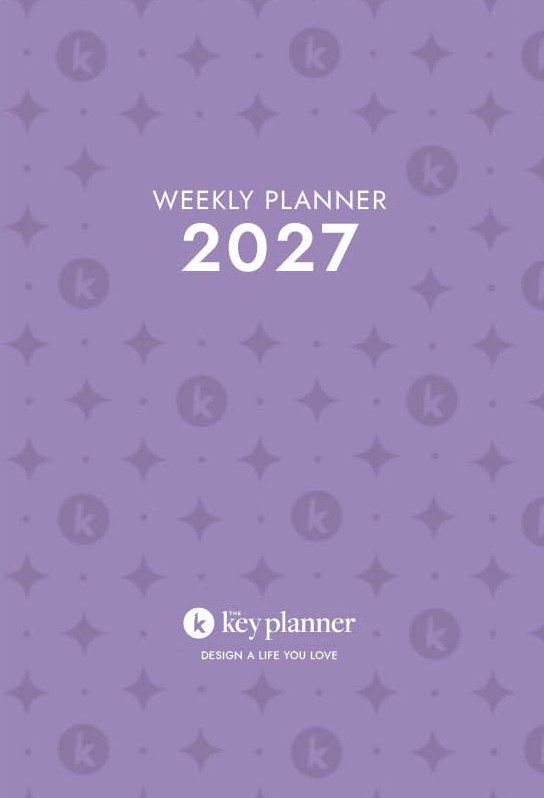 The Key Planner 2027 Weekly Planner, Purple cover