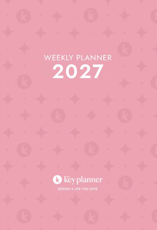 The Key Planner 2027 Weekly Planner, Pink cover