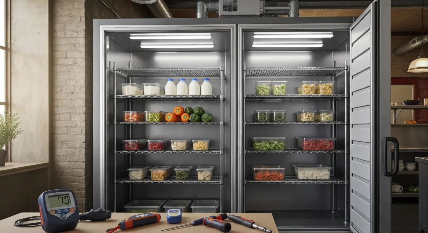 Walk-in cooler repair