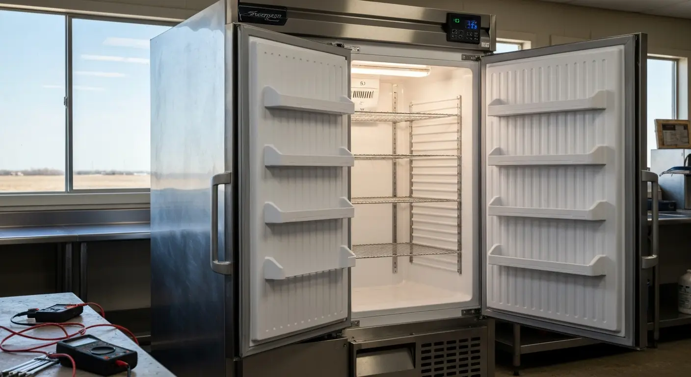 Reach-in freezer repair