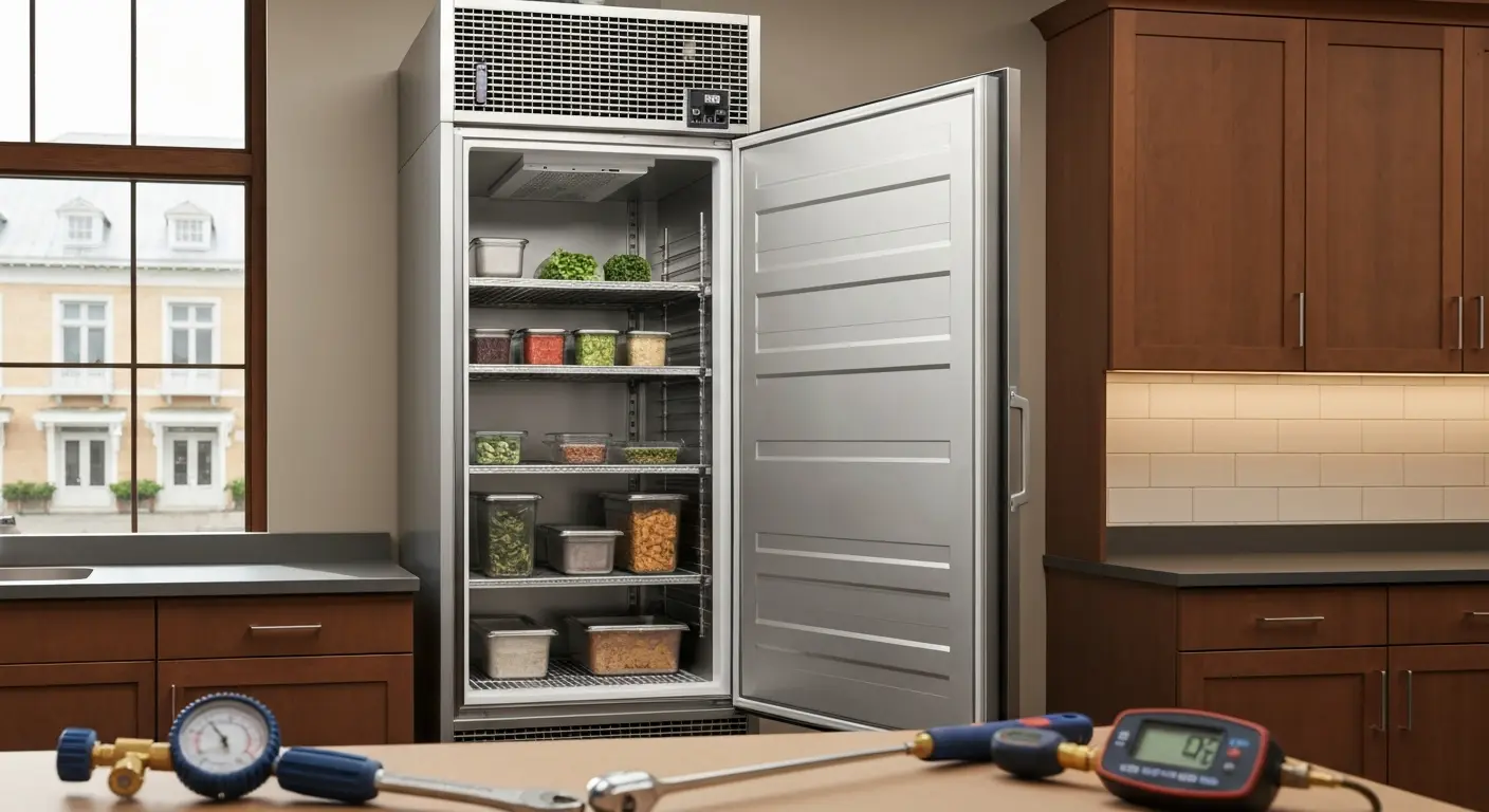 Walk-in cooler repair