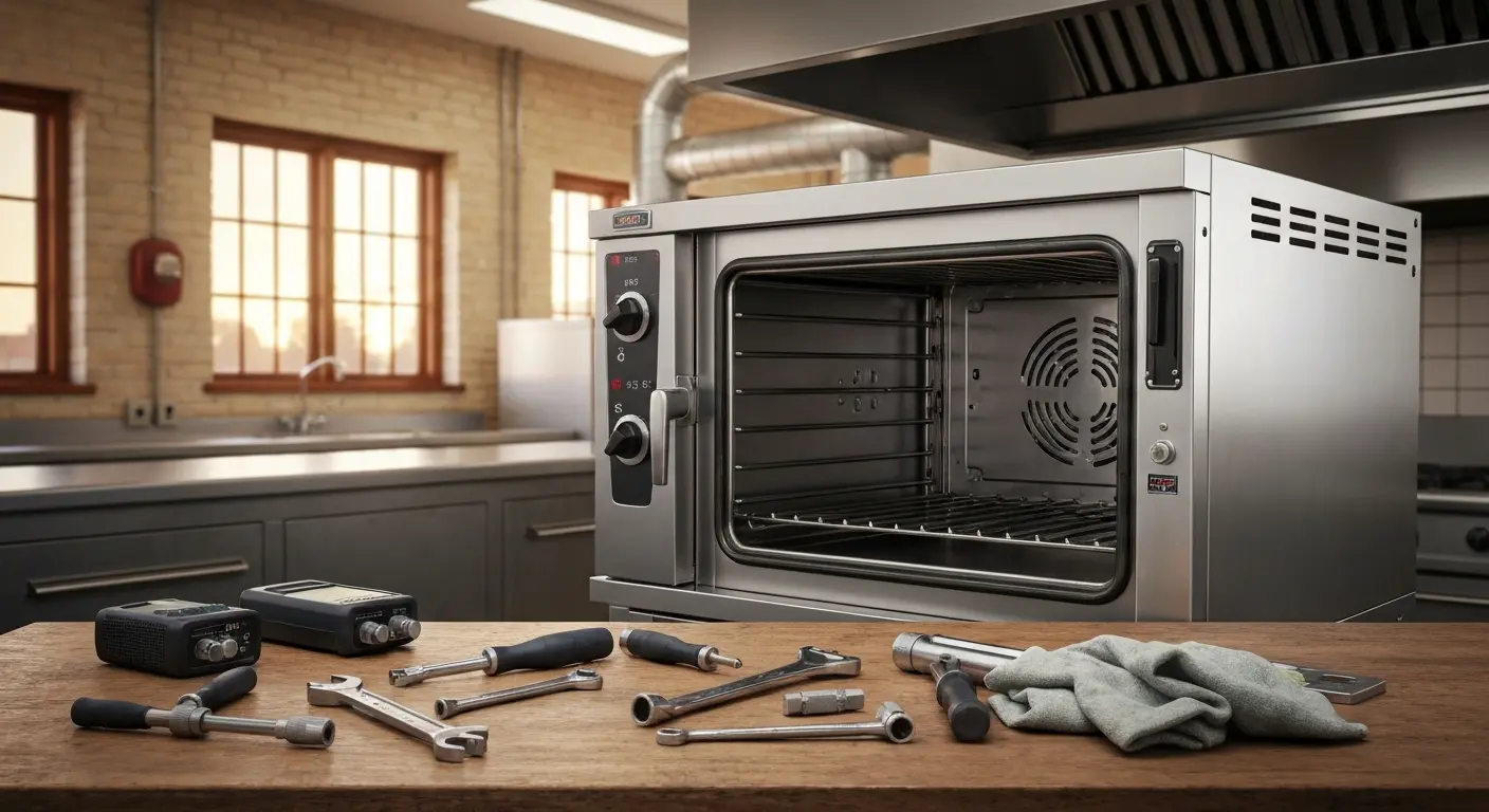 Commercial kitchen oven
