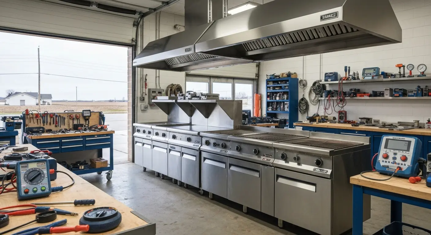 Commercial kitchen equipment repair in Catlin