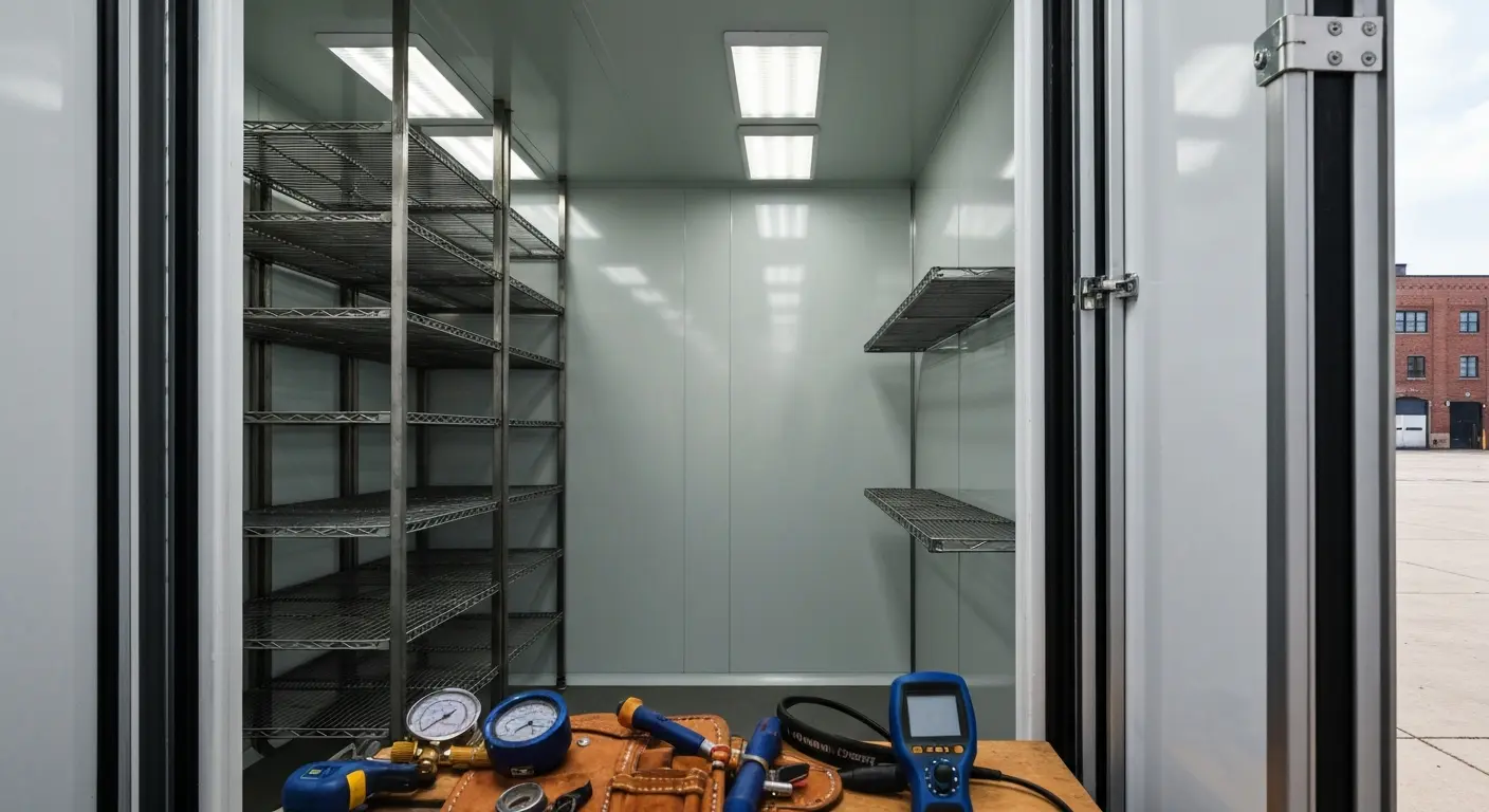 Walk-in cooler repair