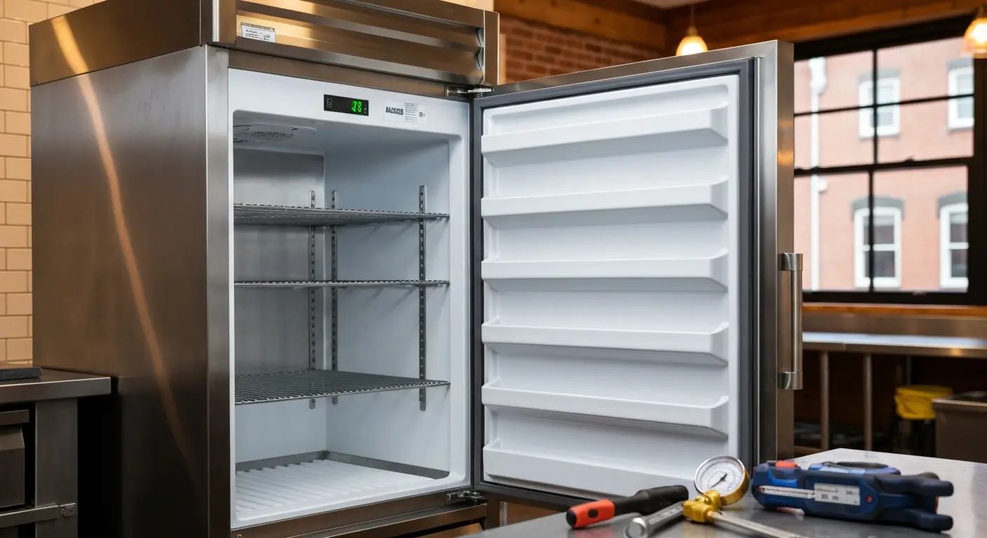 Reach-in cooler service