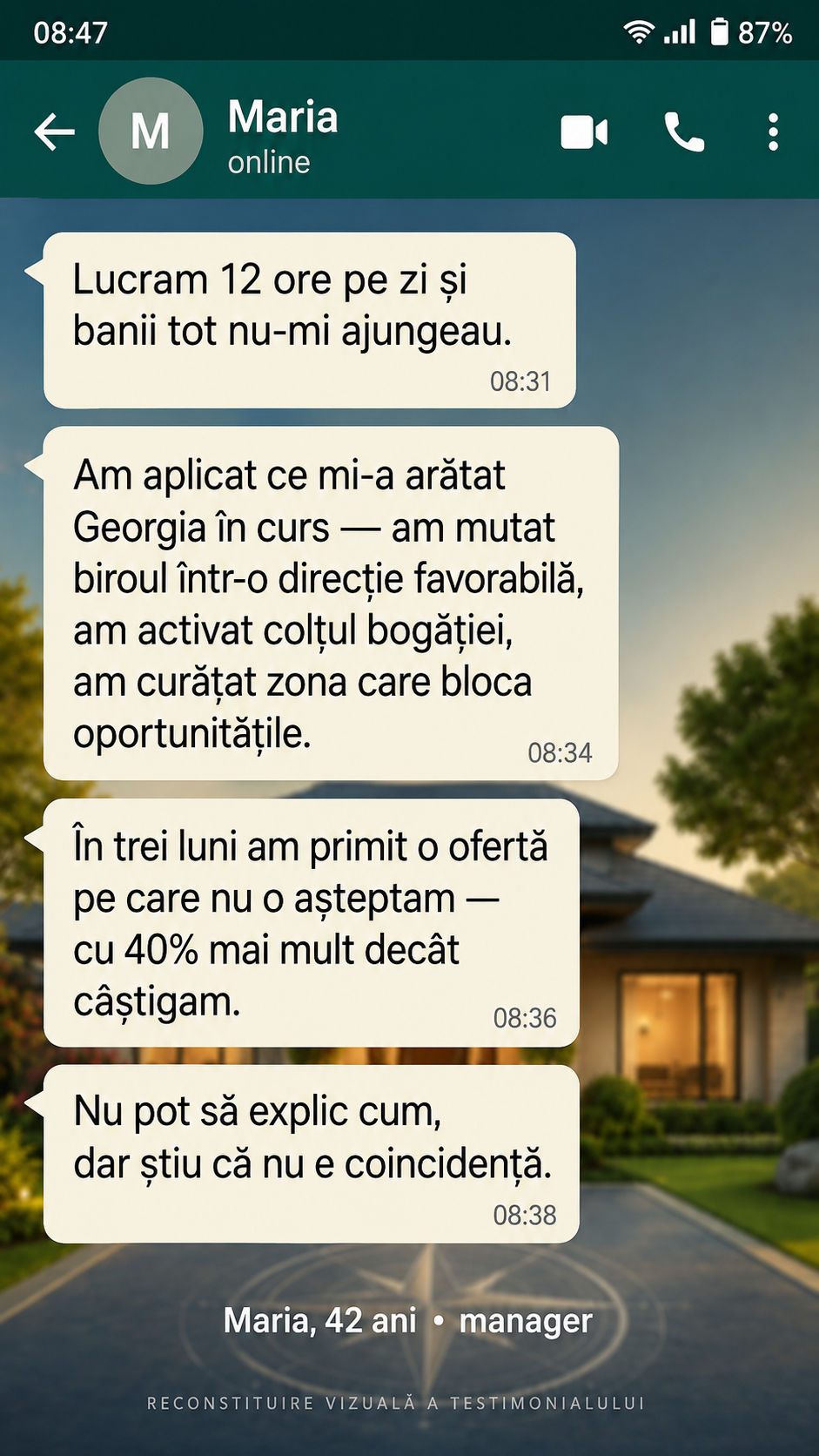 Testimonial - transformare Feng Shui
