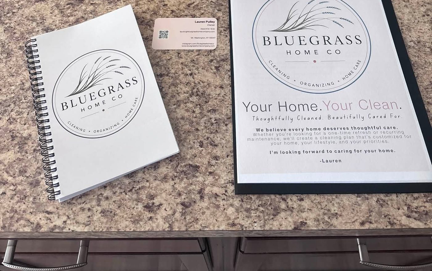 The Bluegrass Home Co. client welcome packet