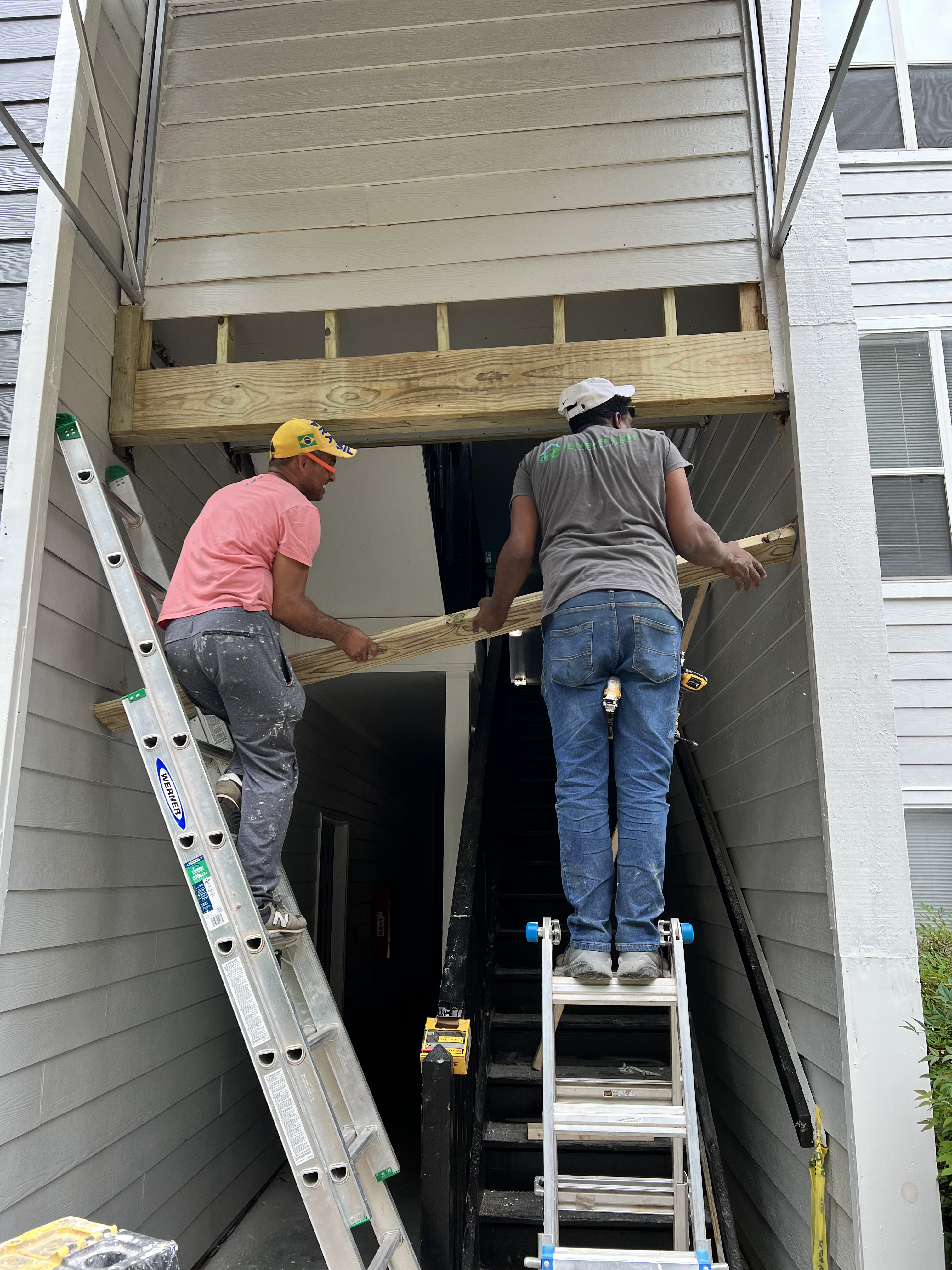 Bathroom subfloor and plumbing repair service