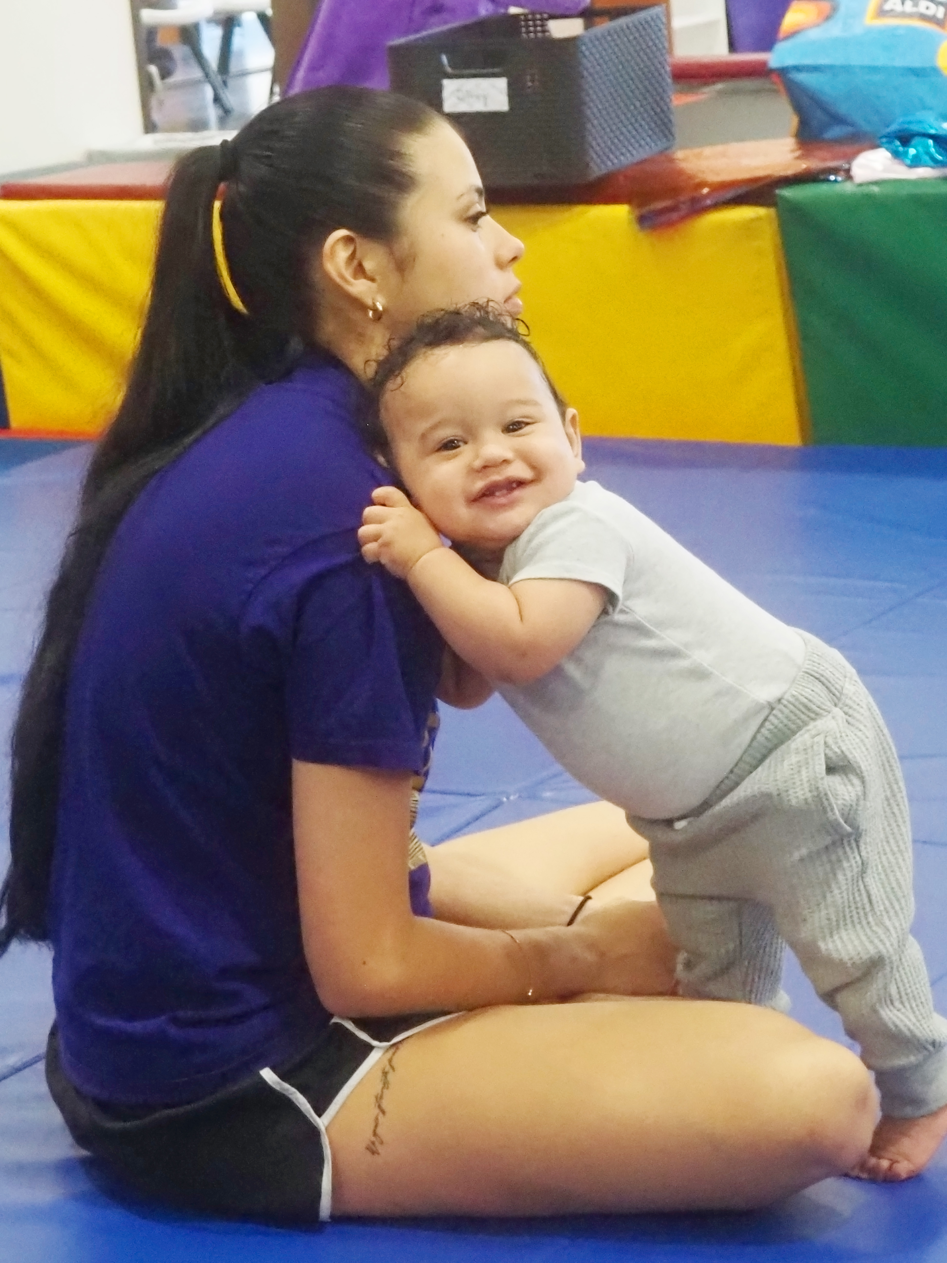 Families enjoying Born to Move together