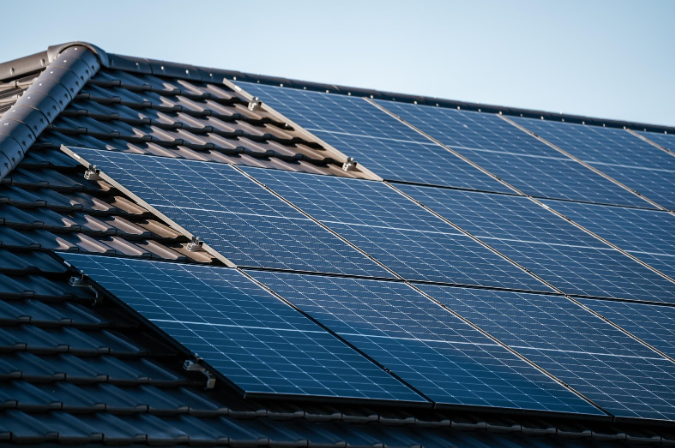 Soligo residential solar array installed on sun-facing roof