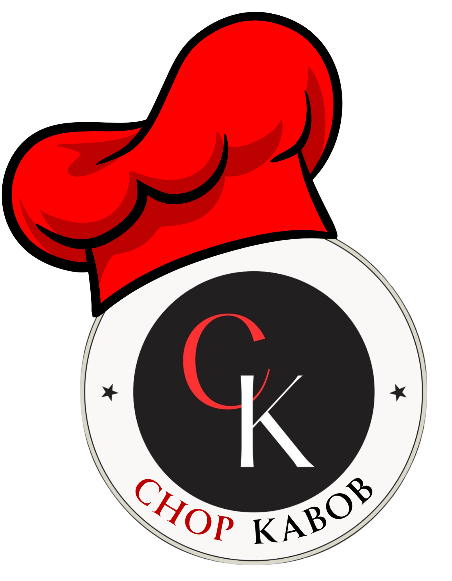 Skewers of marinated Persian chicken kabob grilling over open flame in the Chop Kabob kitchen