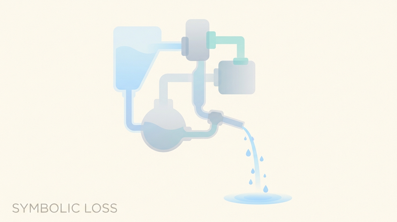 balanced versus unbalanced flow comparison, internal regulation concept, wellness illustration