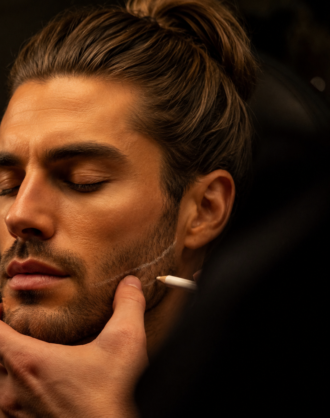 Man considering wrinkle reduction treatment