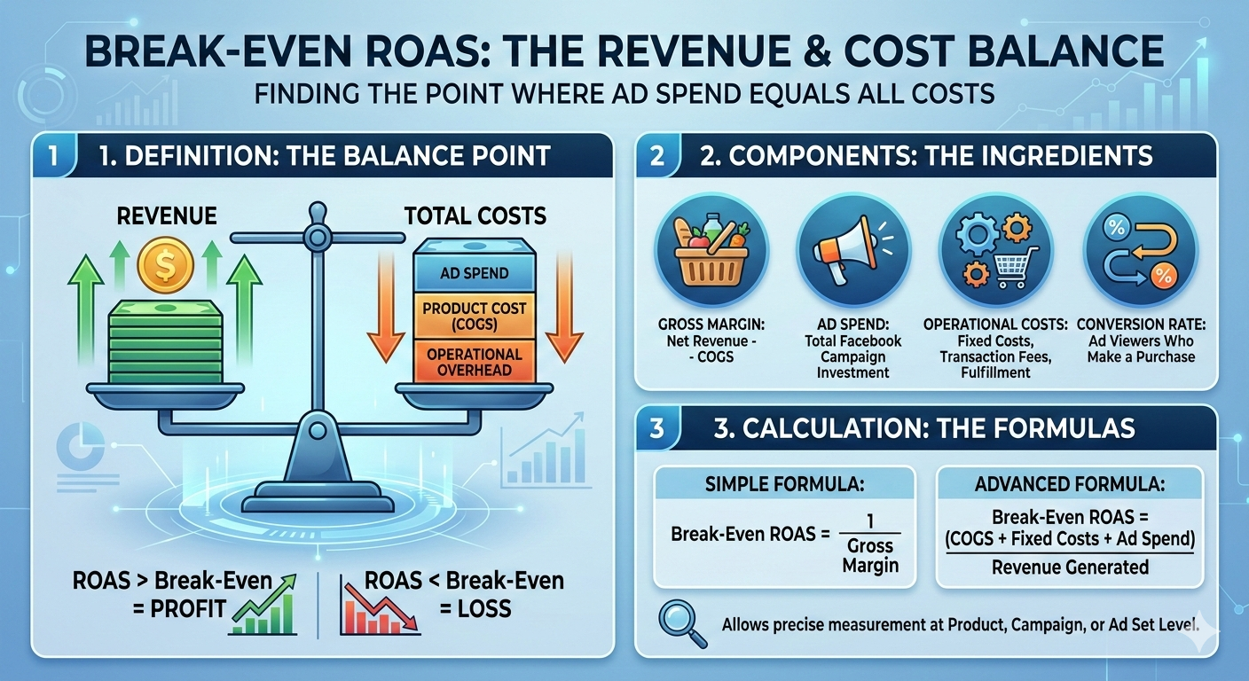 break even ROAS for facebook ads break even ROAS for facebook ads