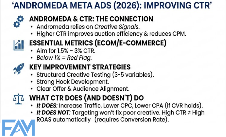 facebook ads master - how to increase CTR on meta ads using andromeda in 2026