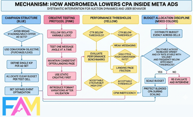 How Andromeda lowers your CPA and makes ads more efficient on META