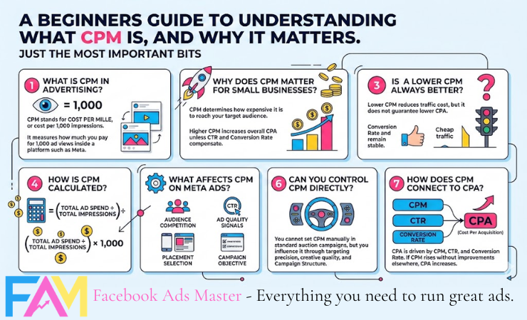 Facebook Ads Master - the 7 core mechanisms of Meta CPM, and why it matters