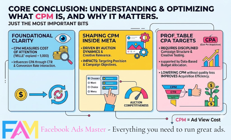 Facebook Ads Master - understanding and optimizing what CPM is and why it matters on Meta Ads