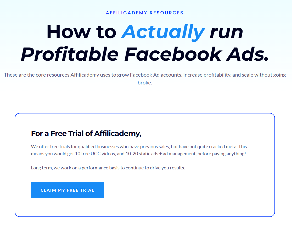 Affilicademy Resources and Free trial Affilicademy Resources and Free trial